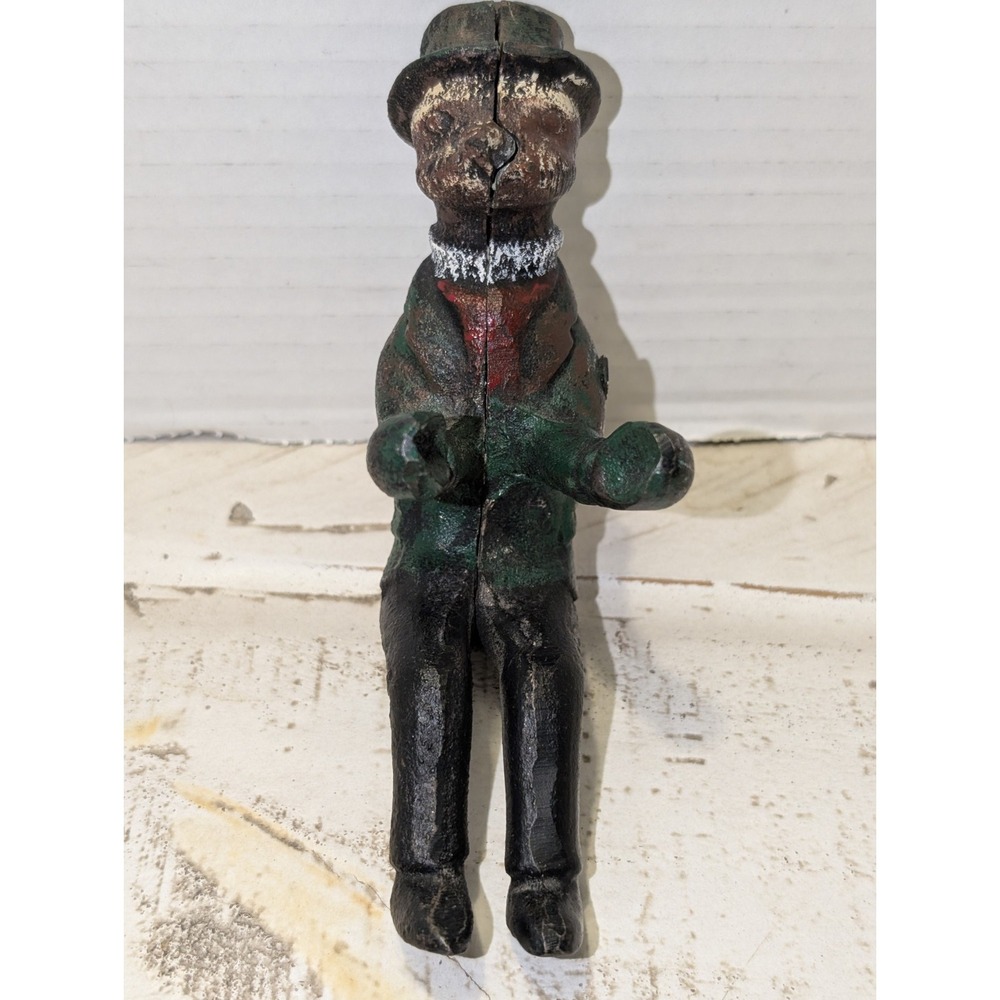 Antique Cast Iron Toy Driver Coachman Figure - Picture 5 of 8
